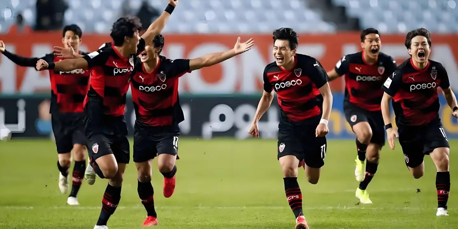 包含小组战绩优异，浦项制铁胜利晋级的词条